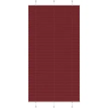 vidaXL Plissee Bordeauxrot 105 x 200 cm rot