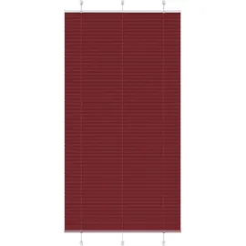 vidaXL Plissee Bordeauxrot 105 x 200 cm rot