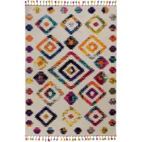 Flair Rugs Hochflor-Teppich FLAIR RUGS "Bohemia", bunt, B:80cm H:20mm L:150cm, Kunstfaser, Teppiche, in farbenfroher Shaggy Berber-Optik