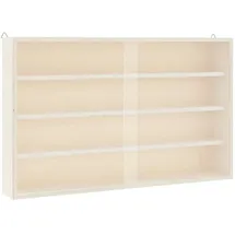 vidaXL Sammlervitrine 60 x 8,5 x 37 cm Braun