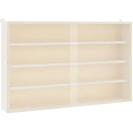 vidaXL Sammlervitrine 60 x 8,5 x 37 cm Braun