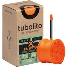 Tubolito X-tubo CX/Gravel – 700c/30 Zoll – 60-mm-Ventil – Schwarz