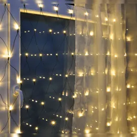 Gravidus 160 LED Lichternetz warmweiß 320x150 cm