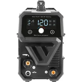 STAHLWERK Mini FLUX 120 ST Digital – Fülldrahtschweißen ohne Gas bis 120 A, kompakt, synergisch, LED-Licht, Lift-TIG- & MMA/ARC-... LIFT TIG Funktion
