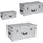 Kreher Kreher® Transportkoffer 100L - Robuster Werkzeugkoffer mit Aluminiumrahmen & ABS-Korpus, abschließbar, Metallverschlüsse, Neopren-Innenraum - Große Aufbewahrungsbox für Werkzeug, Kamera & Elektronik