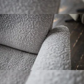 KAWOLA Sessel SARI Relaxsessel drehbar Stoff taupe