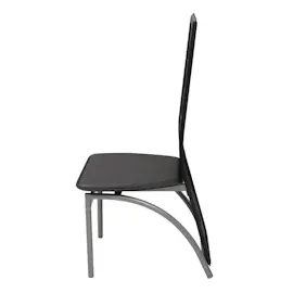 vidaXL Esszimmerstühle 2 Stk. Schwarz Kunstleder