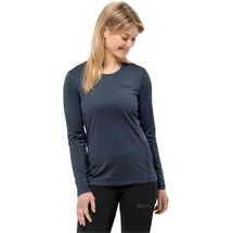 Jack Wolfskin Sky Thermal Langarm-t-shirt - Night Blue - S