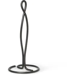 Ferm Living - Curvature Küchenrollenhalter, schwarz