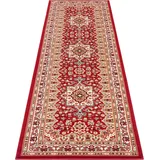 Nouristan Orientalischer Kurzflor Teppich Parun Täbriz Rot, 160x230 cm