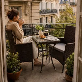 Jardí Bistroset 3-tlg. Braun