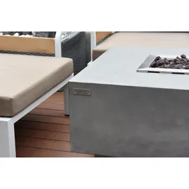 ELEMENTI Gas Feuerstelle Granvill Ø 152 cm Grau