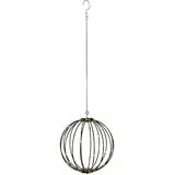 StarTrading LED Drahtkugel Leuchtkugel 30cm faltbar 96LED 8Funkt. Für Innen Außen