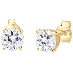 Elli Funkelnd Kristalle 925 Sterling Silber goldfarben Damen 