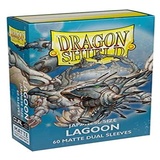 Dragon Shield - 60 Japanese size Dual Matte Sleeves, Farbe: Lagoon