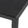 INDA-EXCLUSIV Gartentisch 180 x 90 x 74 cm Anthrazit/Schwarz