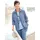 Witt Weiden Blusenjacke in taubenblau | Gr.: 20
