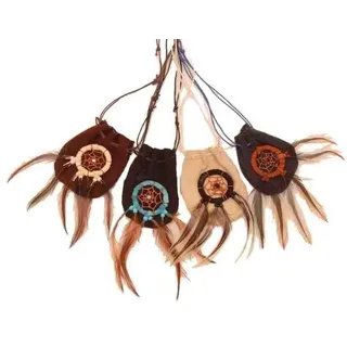 Woru Medizinbeutel mit Dreamcatcher
