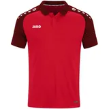 Jako Performance Poloshirt Herren rot/schwarz L