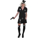 narrenkiste O9674-44 schwarz Police Girl Polizei Kostüm Gr.44 - 44