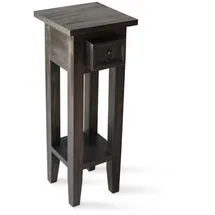 Garden Pleasure PADEA Beistelltisch Massivholz braun 25,0 x 25,0 x 67,0 cm