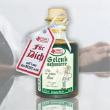 Kräuterlikör - Gelenkschmiere Arzt Fit im Ruhestand - 0,2 L 32% vol. Apothekerflasche Natur Holz Korken | Geschenk zum Ruhestand für Rentner Opa | Humorapotheke Spaßmedizin
