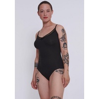 SLOGGI GO Ribbed Bodysuit Schwarz Baumwolle X-Small Damen