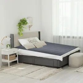 casativo-wellness 2er-Set Gewichtsdecke 150 x 200cm, 7kg – Premium Baumwolle & Glasperlen für tiefe Entspannung, besseren Schlaf & Stressreduktion