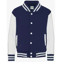 Just Hoods by AWDiS College-Jacke Oxford Navy/White 140