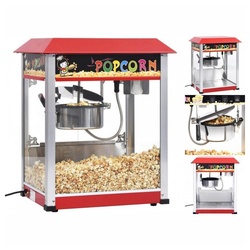 vidaXL Popcornmaschine Popcornmaschine mit Teflon-Kochtopf 1400 W rot