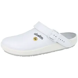 Abeba ESD-Berufsschuhe rubber Clog weiß Gr. 42