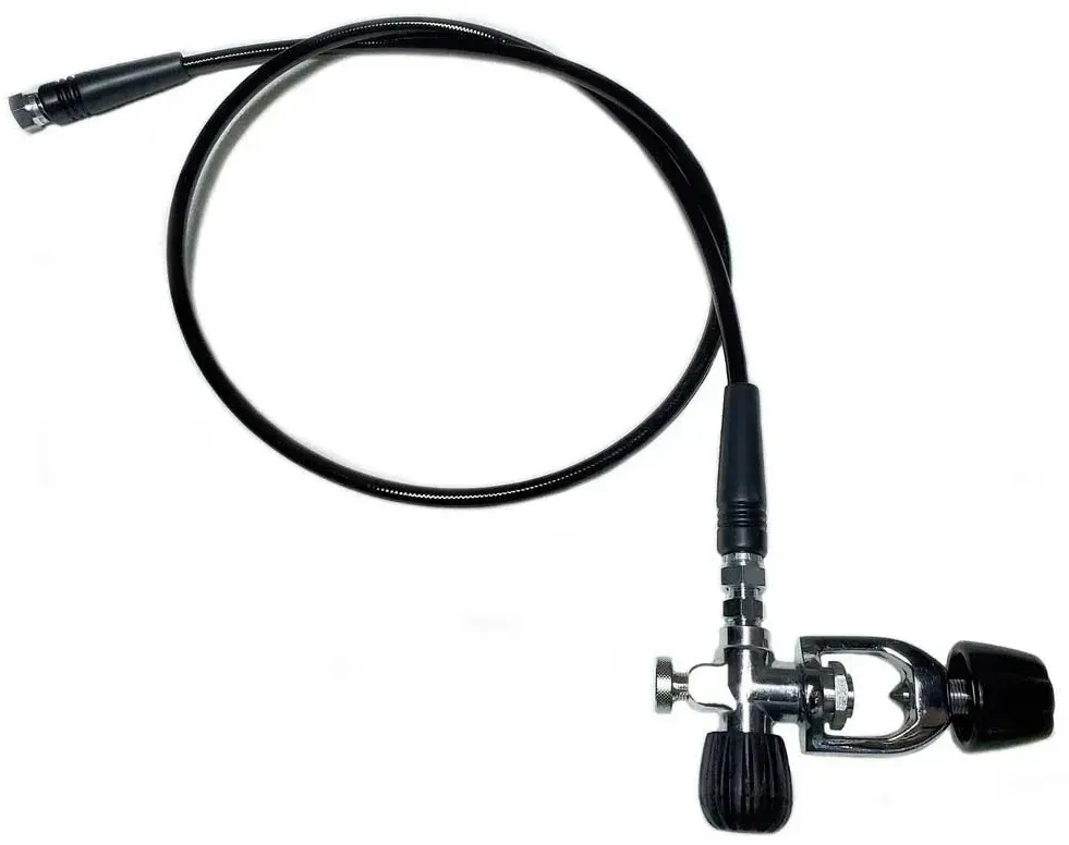 Metalsub Schlauch Mit Int-ventil 1/4 ́ ́ Bsp Innengewinde Kompressor - Black / Steel - 150 cm