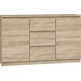 Top e shop Schubladenkommode 120 x 75 x 40 cm Braun