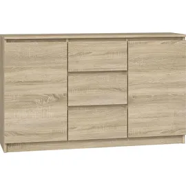 Top e shop Schubladenkommode 120 x 75 x 40 cm Braun