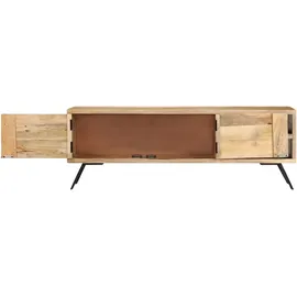 vidaXL TV-Schrank 110x30x40 cm Mango Massivholz