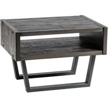 Hasena "Jesa", grau (grau, anthracit), B:50cm H:36cm T:41cm, Akazie, massiv, Tische, Nachttisch