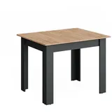 Vicco Esstisch Repose, Anthrazit/Goldkraft Eiche, 100-140 x 80 cm ausziehbar, für Flexible Nutzung als ESS- oder Arbeitstisch