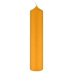 Kopschitz Kerzen Altarkerzen 10% BW Anteil (Bienenwachs Kerzen) Honig Natur 200 x Ø 50 mm, 4 Stück, Kerzen mit Dornbohrung