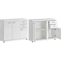 Procontour Sideboard Sun BESTSELLER! (OTTOs Choice), Höhe 74cm mit variabel verstellbaren Einlegeboden weiß