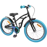 vidaXL Kinderfahrrad 18 Zoll schwarz