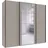 WIMEX Schiebetürenschrank Bern 180 x 210 x 64 cm Schwarz