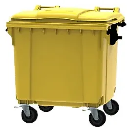 ReinigungsBerater Müllcontainer 1100 l Gelb