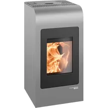 Haas + Sohn Haas Sohn Pelletofen HSP 2 Rounded Stahl Grau-Schwarz