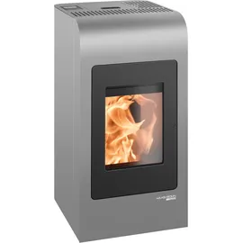 Haas + Sohn Haas Sohn Pelletofen HSP 2 Rounded Stahl Grau-Schwarz