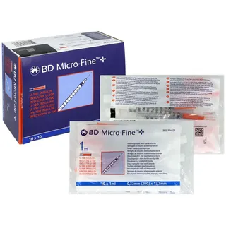 BD Micro-Fine Plus Insulinspritze 100 Stück