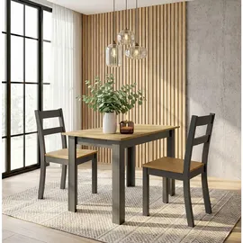 VCM Pesoli 120-160 x 76 x 90 cm braun