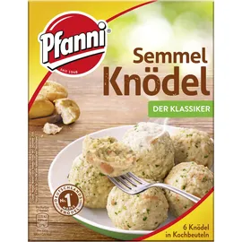 Pfanni Semmelknödel im Kochbeutel - 6 Knödel 200g