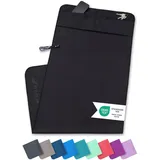 Fit-Flip Sporthandtuch 130 x 48 cm schwarz