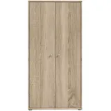 Forte Tempra braun Sonoma Eiche Holzwerkstoff, 4 Fächer, 73.7x149.5x34.8 cm