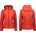 Woman Jacket Zip Hood ferrari-nero 55BE 40